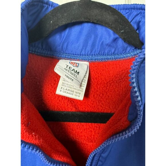 Team Apparel NFL New York Giants Heavyweight Youth Full Zip Fleece - Sz XL 16/18 - Picture 5 of 8